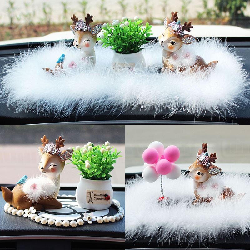 Car interior decoration decoration female personality creative beautiful interior high-end Yilu Ping An car decoration car decoration