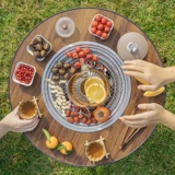 Плита для приготовления чая и жарки вокруг плиты, полный комплект универсального стола, новая печь для барбекю, бытовой гриль для барбекю, уличный