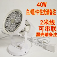 2 метра 40 Вт (может быть связано последовательно)