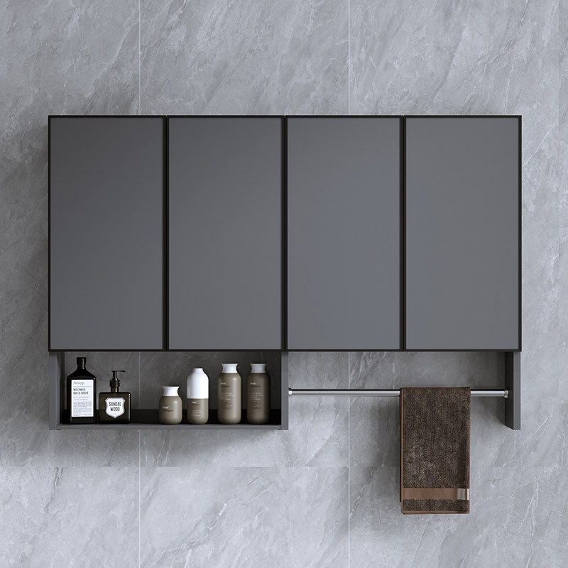 Modern Minimalist Space Aluminum Kitchen Hanging Cabinet Wall Cabinet Wall Cabinet Shelve Locker Lockers Wall Cabinet Balcony Wall Cabinet