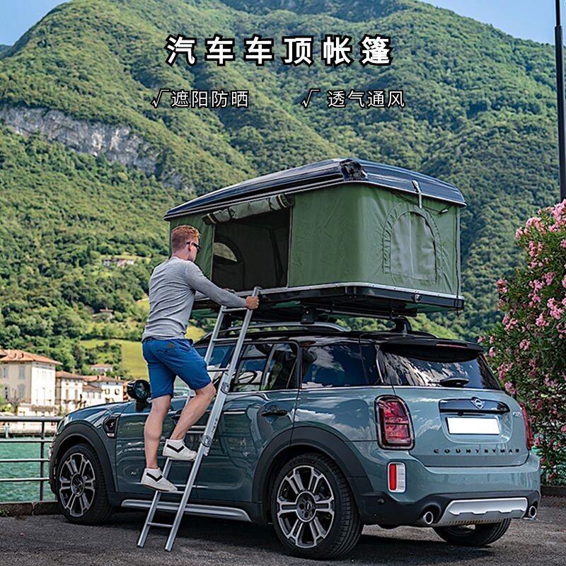 Outdoor Camping Camping Car Roof Tent Self Driving Cruise Equipment Double Hydraulic Fully Automatic Suv Ground Tent