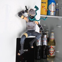 Naruto magnetic creative refrigerator stickers Kakasi anime characters two-dimensional cartoon magnetic refrigerator decoration