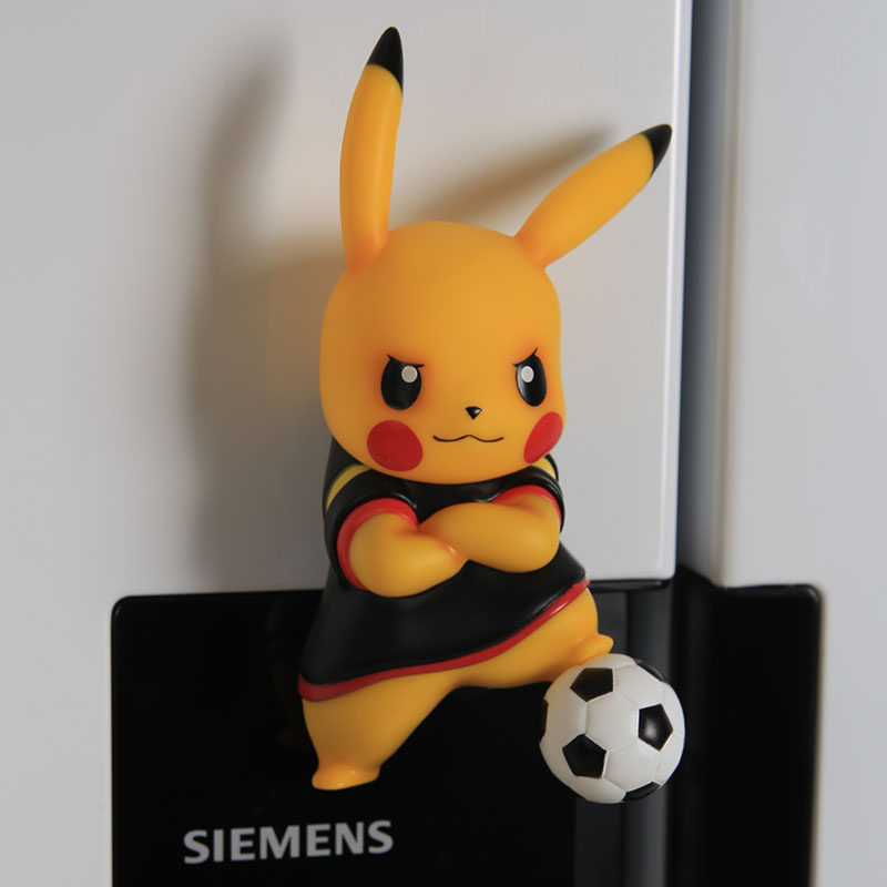 Amazing Baby Treasure Dreams Leather Kachu Football Baby Cartoon Personality Solid Cute Fridge Stick Magnets
