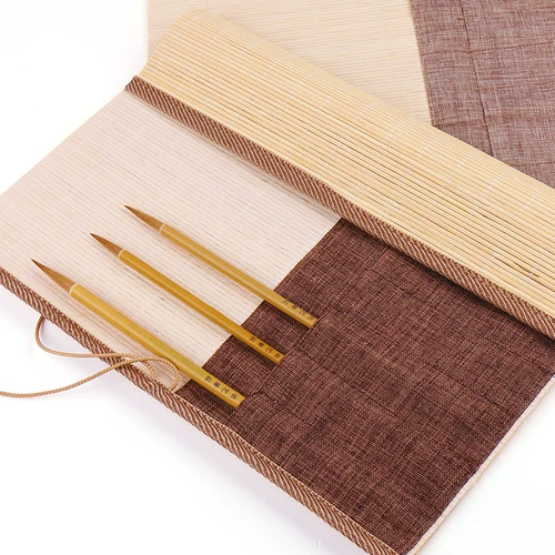 Кисть для письма, большая штора, плетеная система хранения, точилка, китайский стиль