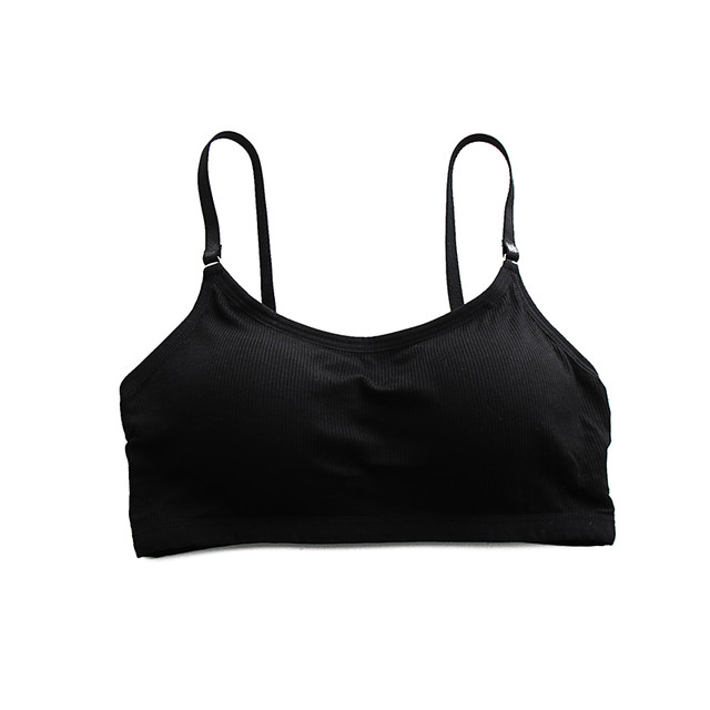 Girls' sports underwear, female students, high school students, small chest, thin section, tube top, camisole, junior high school, 16 years old