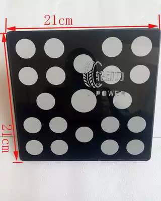 3D four-wheel locator target front small rear large metal durable target target Jieben reflector