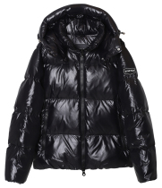 DUVETICA TIFO mens classic shiny waterproof hooded goose down jacket VUDJ07426K0001