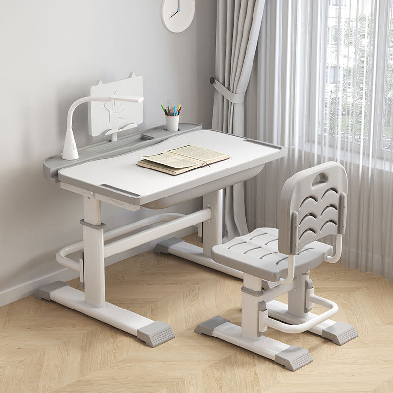 Kids study table adjustable writing desk for home small student boy ...