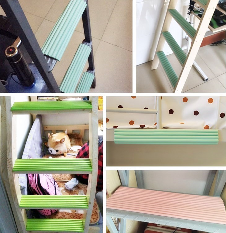 Foot and lower bed Climbing Ladder Sleeping room Ladder cushion Anti-slip theorizer foot bed on the upper bed Stairs Trampled Dorm Room Widening