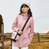 Дорожная длинная бархатная ветрозащитная удерживающая тепло альпинистская спортивная куртка, средней длины