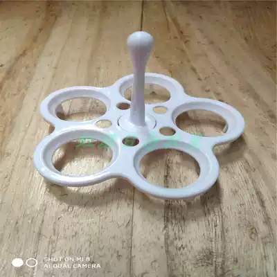 Special offer stainless steel electric heating Cup pot soup pot accessories PP plastic steaming egg cooker egg rack steamer egg rack steaming rack steamer steamer