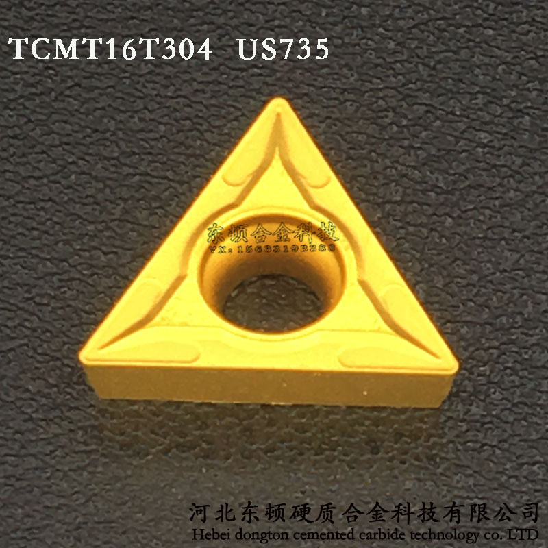 Japan Mitsubishi Triangle Numerical Control Precision Car Cutter Grain TCMT16T304 TCMT16T308US735 Stainless Steel Blade