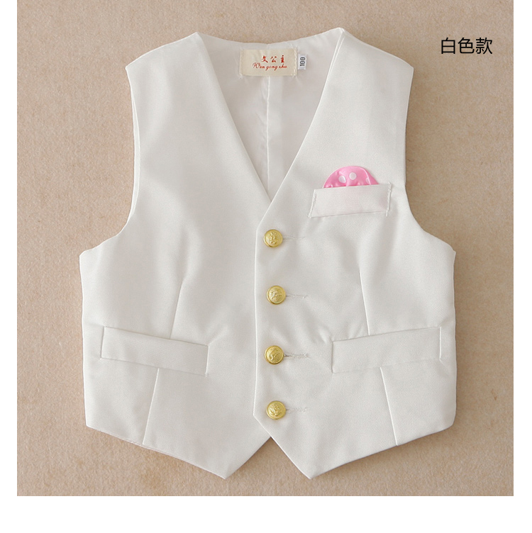 Trẻ em vest mùa xuân và mùa hè hoa cô gái phù hợp với vest đàn piano hiệu suất bé vest vest màu đen trẻ em cho thấy vest