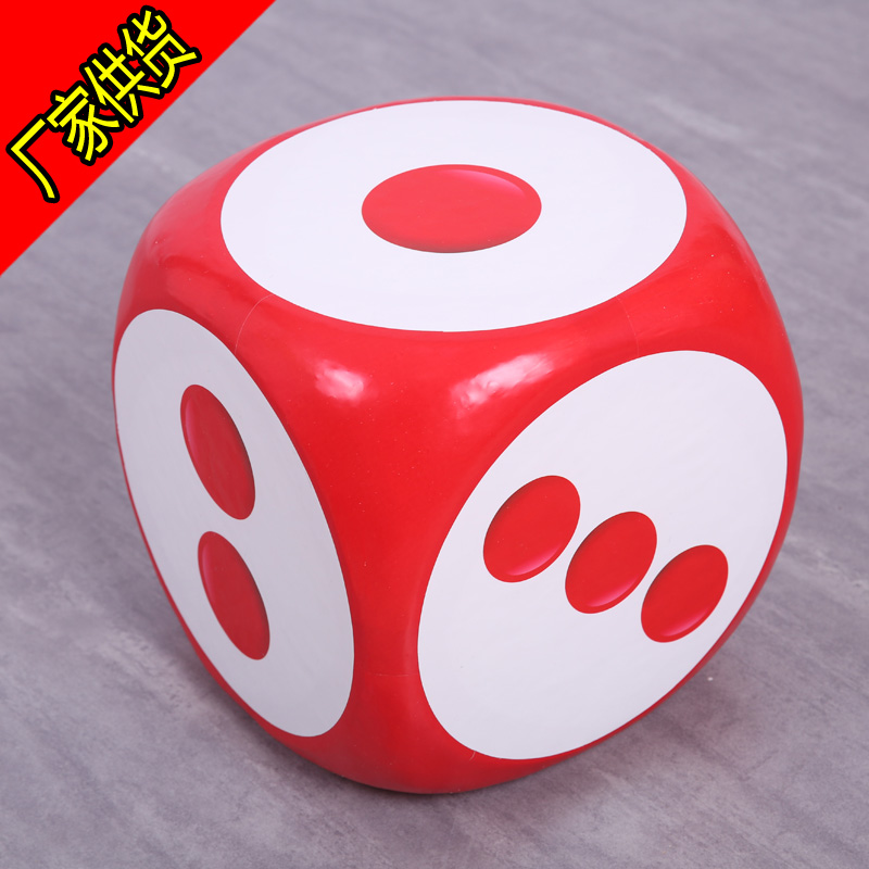 Bubble big dice color throw heart number large teaching aid toy Group building pro children's dice toys
