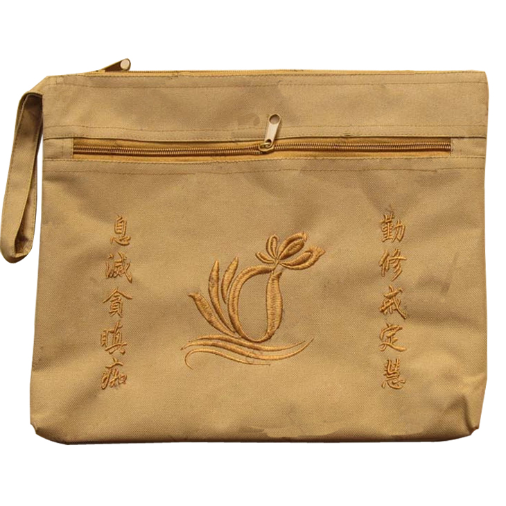 Repair of the Buddhist monk Monk Clothing Towards The Canvas Monk Bag Three Clothes Bag Towards The Mountain Bag Residence Bag Double Shoulder Bag Sea Green Bag
