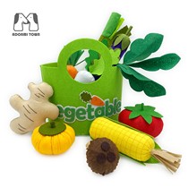 AdonmiTown Early childhood education Tear non-woven fruit and vegetable cognitive model basket Parent-child interactive gift