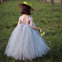 Korean version of childrens clothing Childrens Day performance princess dress girl dress birthday dress wedding dress catwalk flower girl tutu skirt