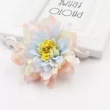 Симуляция тысячелетняя хризантема солнце цветочная ткань цветочная шелковая головка цветочная голова цветочная голова Diy Ручная цветочная одежда сцены декоративные цветы