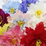 Симуляция тысячелетняя хризантема солнце цветочная ткань цветочная шелковая головка цветочная голова цветочная голова Diy Ручная цветочная одежда сцены декоративные цветы