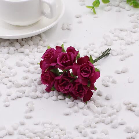 2016 mới DIY đội mũ handmade mô phỏng hoa vòng hoa chất liệu ý nghĩa nhỏ mận trà một bó 6 - Phụ kiện tóc hộp kẹp tóc cho bé