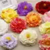 DIY simulation large peony silk flower head decoration clothes bag decoration flower floral photography props wholesale 12CM
