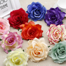 Simulation of rich roses silk DIY headdress bag hat home flower arrangement flower hair decoration headdress flower art