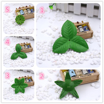 High simulation diy leaf leaf cloth flower leaf rose leaf fake flower silk flower arrangement leaf accessories