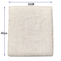 Chair cushion cover cloth cover linen material chair cover can be customized stool cover simple home stretch chair cushion