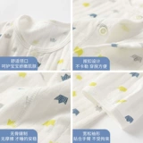 Детская летняя тонкая хлопковая пижама, комплект, лонгслив, штаны, средство от комаров