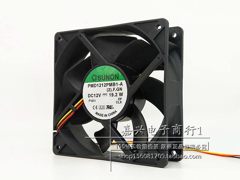 THE SUNON 12cm12038 12V 19.2W PMD1212PMB1-A (2). F.GN cooling fan