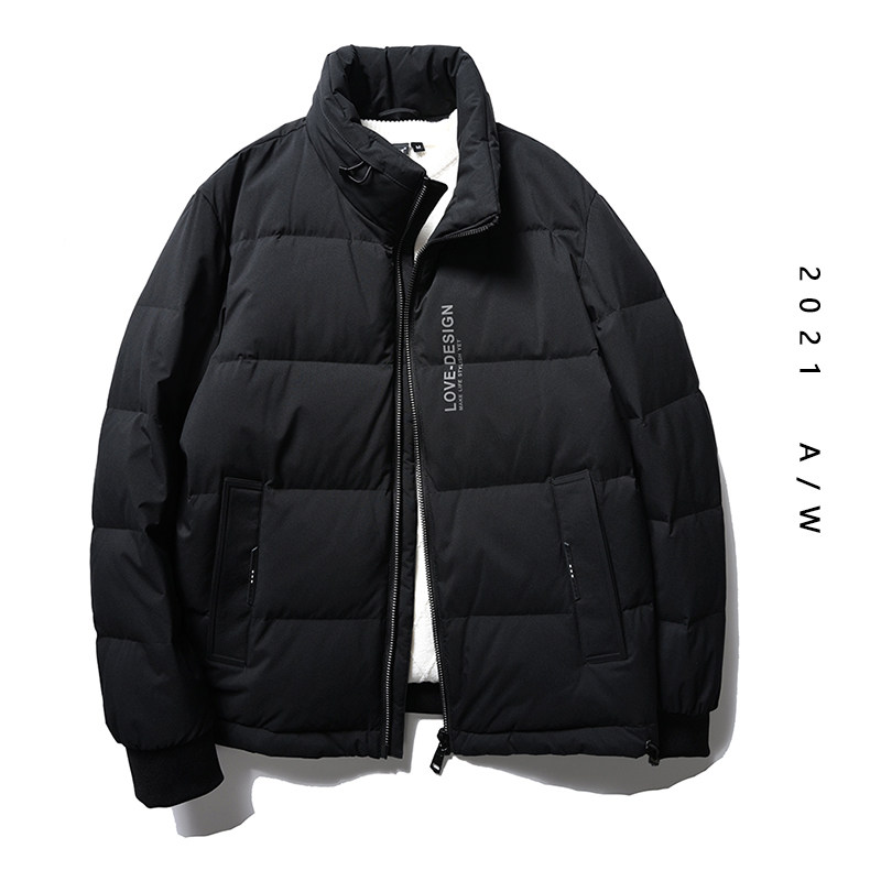 Foreign trade tail single cut standard tooling down jacket men's winter thick tide brand short jacket export original single men's coat