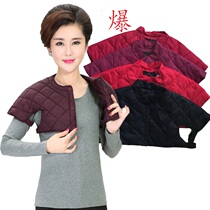 Autumn and winter warm shoulder protection Womens shoulder inflammation shoulder sleep cold cotton mens middle-aged shoulder protection