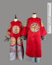 A complete series of mens and womens robes for palace weddings mens and womens dragon robes for high-end photography in the Forbidden City Qing Palace Manufacturing Office