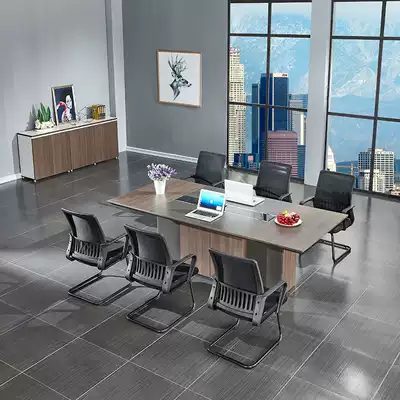 Simple modern long bar computer desk conference table long desk desk office desk big class training negotiation table desk