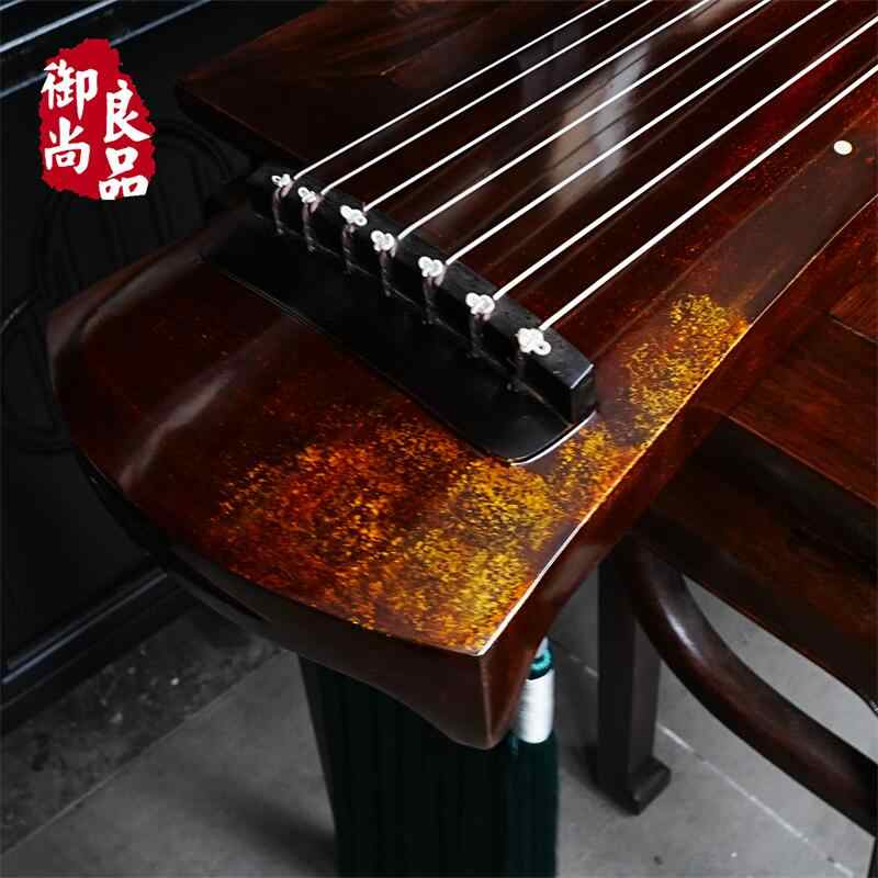 【新品★一流手工品古琴★純漆】鄭孟金監制　蕉葉式（バナナリーフ）演奏・収蔵級古琴 新品☆一流手工品古琴☆純漆】鄭孟金監制 蕉葉式（バナナリーフ）