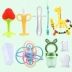 Bé răng hàm dính gel đồ chơi silicone hươu cao cổ chuối Manhattan tay bắt bóng bé trái cây và túi rau cắn - Gutta-percha / Toothbrsuh / Kem đánh răng Gutta-percha / Toothbrsuh / Kem đánh răng