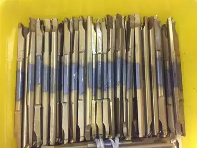 Imported second-hand integral alloy small boring tool small hole car blade double head steel parts special 2MM3MM3 5MM5MM