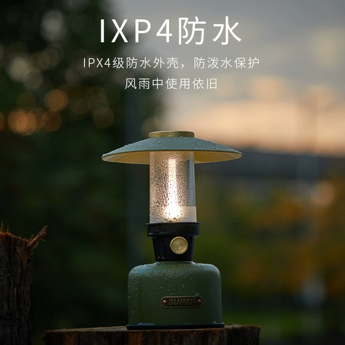 Люксовые дорожные ретро портативные атмосферные садовые фонари для кемпинга, светодиодная сверхдлинная палатка, 2023