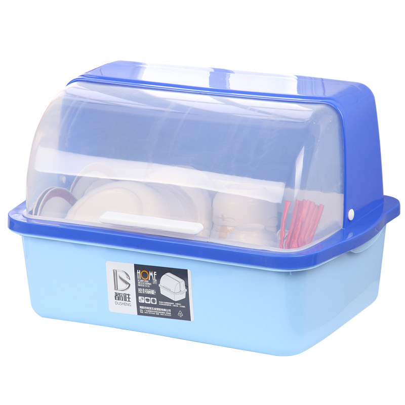 Release Bowl chopstick containing box with lid Leachate with lid 2 layers Bowl Rack Kitchen Bowl Tray Cabinet Plastic oversize Home Containing Box