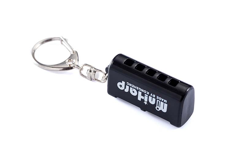 Lỗ âm thanh 5 lỗ 10 giai điệu móc khóa mini hòa âm Món quà sáng tạo trẻ em mới bắt đầu năm lỗ mười giai điệu công cụ quà tặng - Nhạc cụ phương Tây đàn morris