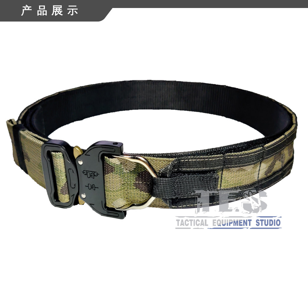 TES Wave Man Tactical Belt Light Weight Waist Seal MC All Terrain Camouflak Ronin Glasses Snake Buckle Molle System