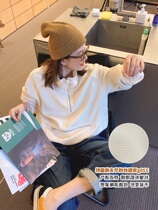 Korean version Huffag big pocket sleeve head overalls women 2021 fall loose and thin long sleeves jacket blouses