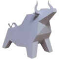 立体纸雕剪纸模型的小店的LOGO