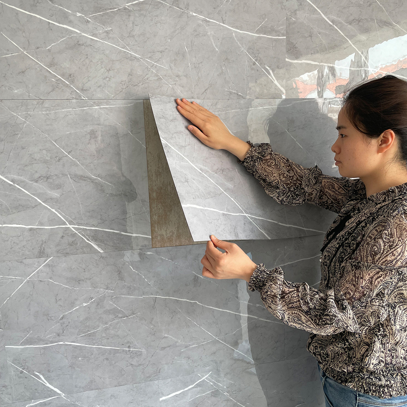 Imitation Tile Wall Stickers, Self-Adhesive, Waterproof, Moisture-Proof, Oil-Proof for Kitchen, Bathroom, Aluminum-Plastic Panels, Shop Wall Renovation, Cover up Imperfections