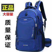 Large-capacity double shoulder bag mens leisure travel backpacks luggage bag womens scooter climbing bag to beat tooling clothes bag bag