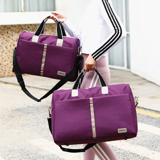 Luggage Travel Bag Woman Short Travel Single Shoulder Bag Casual Oxford Cloth Waterproof Large Capacity Luggage Bag Men Handbag