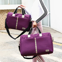 Luggage Travel Bag Woman Short Travel Single Shoulder Bag Casual Oxford Cloth Waterproof Large Capacity Luggage Bag Men Handbag