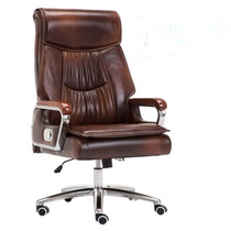 Office furniture leather office chair boss chair manager Room large class middle class chair reclining lift chair seat Qingdao