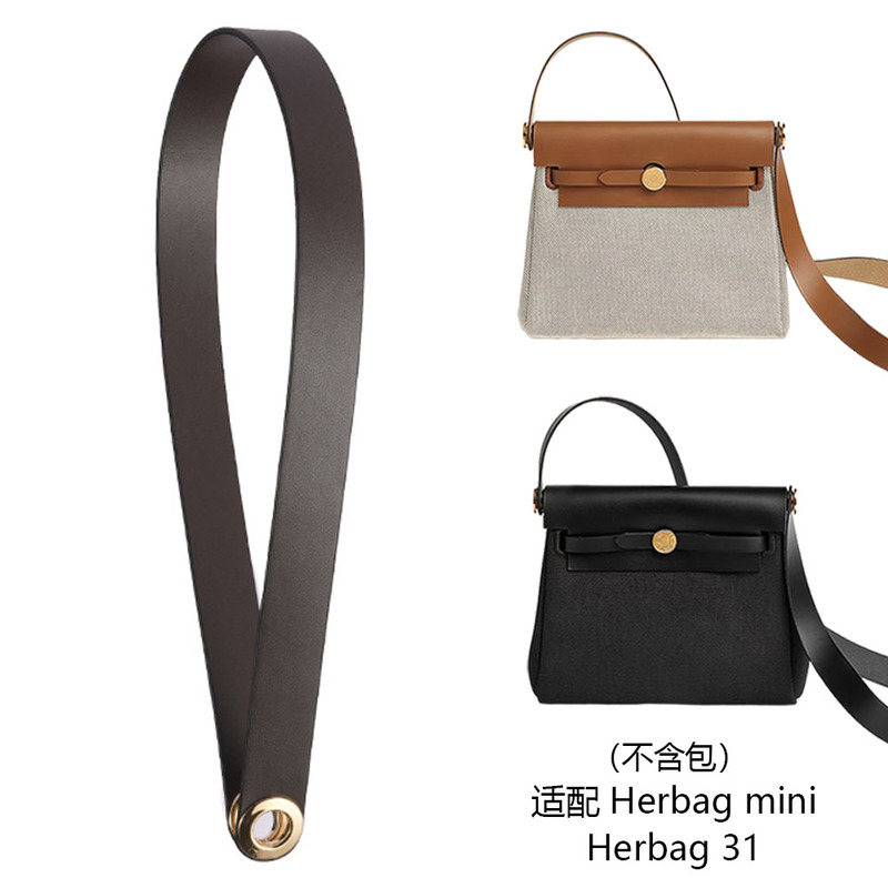 Herbag Mini Canvas Bag with Crossbody Strap Replacement Single Shoulder Bag Strap Transformation