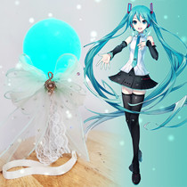 TAITO Hatsune Miku peripheral support stick fluorescent baseball-shaped two-dimensional animation concert V home MIKU customization